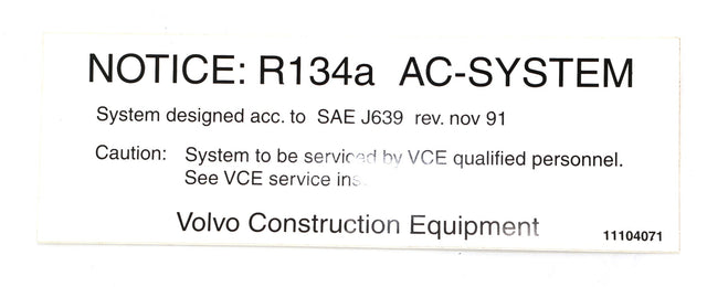 VOLVO ­-­ 11104071 ­-­ DECAL