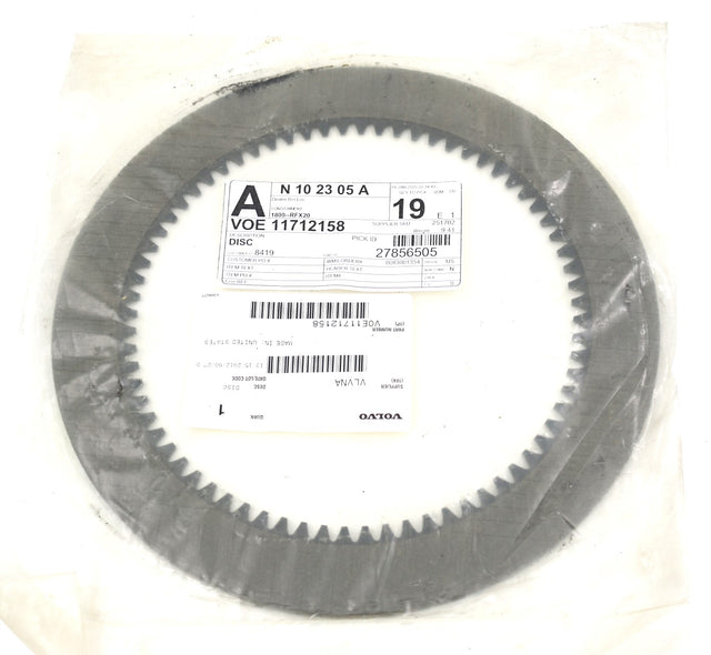 VOLVO ­-­ 11712158 ­-­ CLUTCH DISC