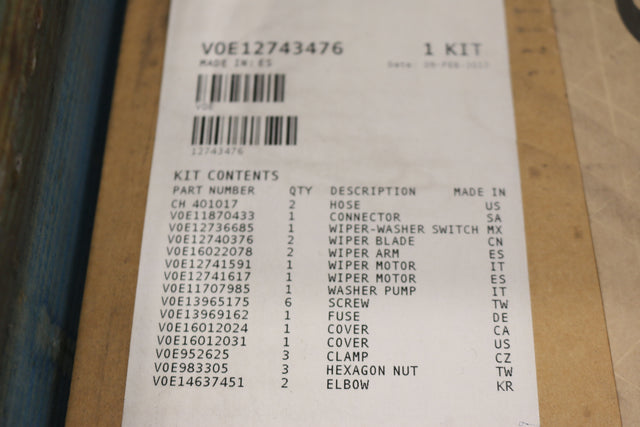 VOLVO ­-­ 12743476 ­-­ KIT