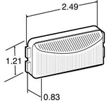 TRUCK-LITE ­-­ 15200Y ­-­ MARKER CLEARANCE LIGHT  PC2  PL-10  12 V