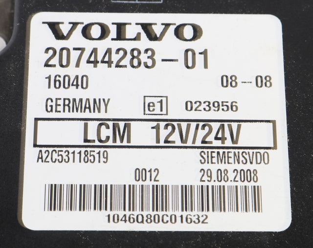 VOLVO ­-­ 20744283 ­-­ CONTROL UNIT LCM 12V/24V