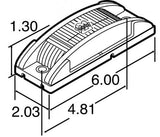 TRUCK-LITE ­-­ 21002R ­-­ REFLECTORIZED  SUPER 21 PLUG  STRIPPED END  12 V