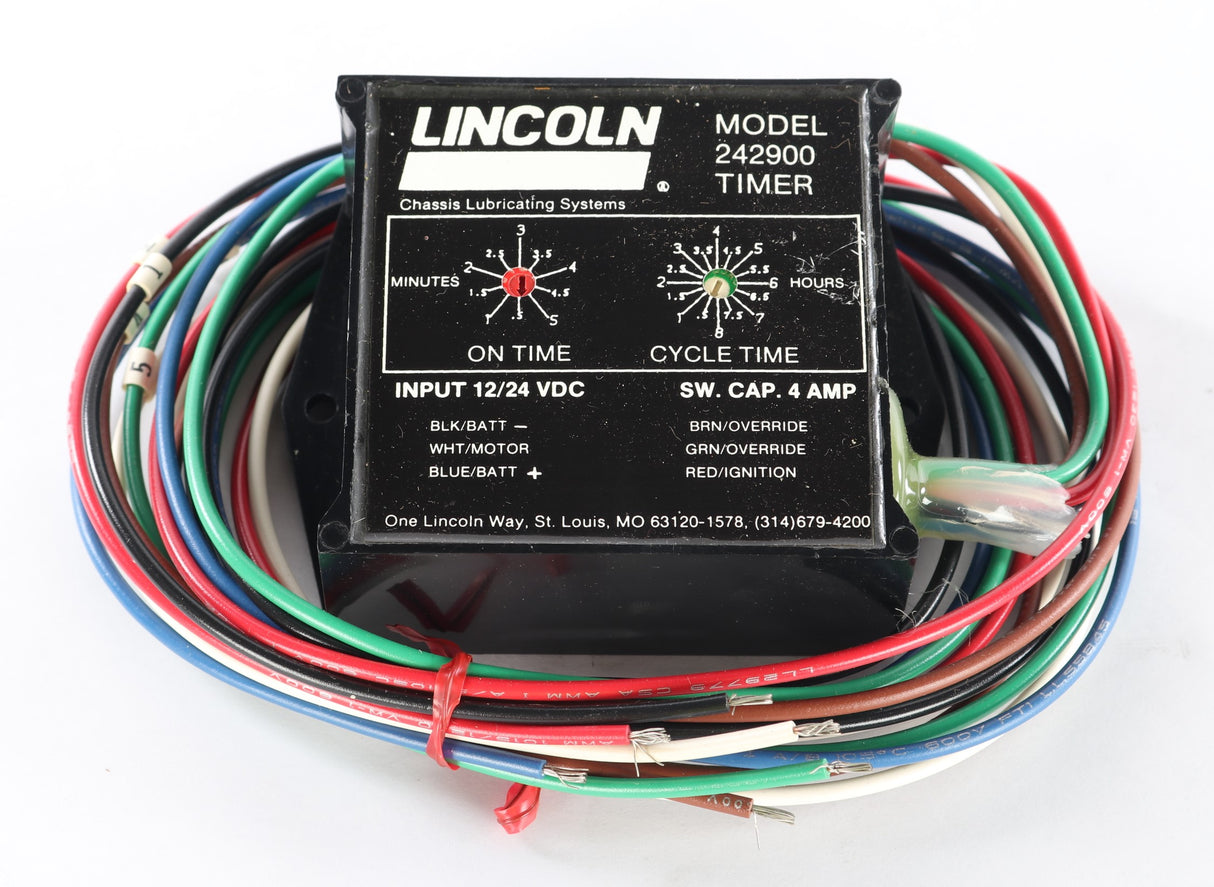 LINCOLN LUBE  ­-­ 242900 ­-­ TIMER POWER BOX