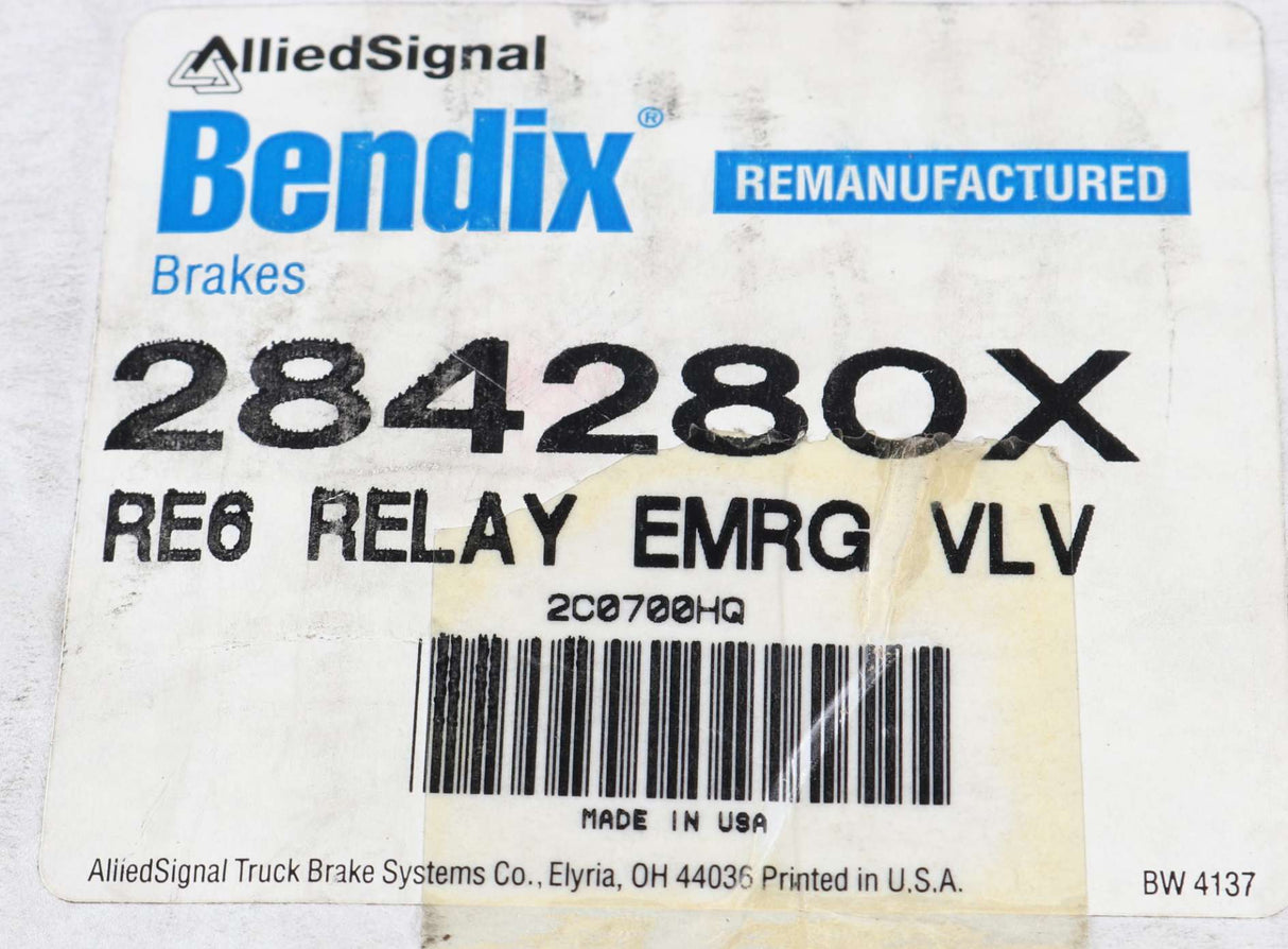 BENDIX ­-­ 284280X ­-­ VALVE REMAN