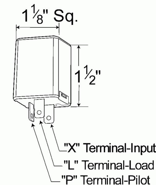 GROTE ­-­ 44540 ­-­ 3 PIN FLASHER - 12 LIGHT ELECTROMECHANICAL (PILOT)