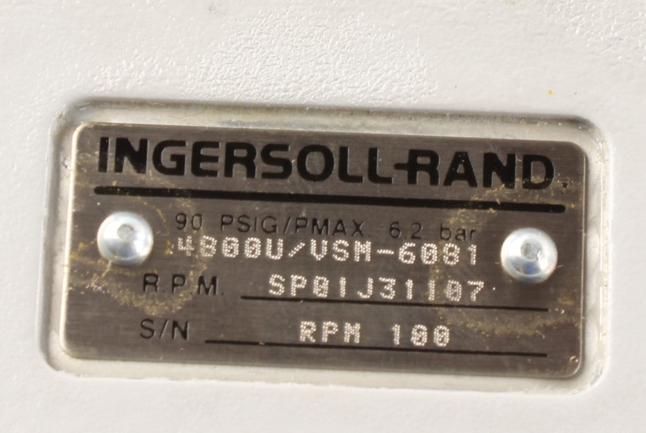 INGERSOLL RAND PNEUMATIC TOOL ­-­ 4800U/VSM-6081 ­-­ THREAD BEVELING MACHINE MOTOR 90PSIG/PMAX 6.2 BAR