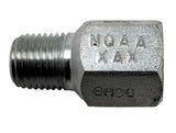 WAVERLY BOOM TRUCK ­-­ 552-00028 ­-­ GAUGE LINE FUSE: MALE 1/4 NPTF TO FEMALE 1/4 NPTF