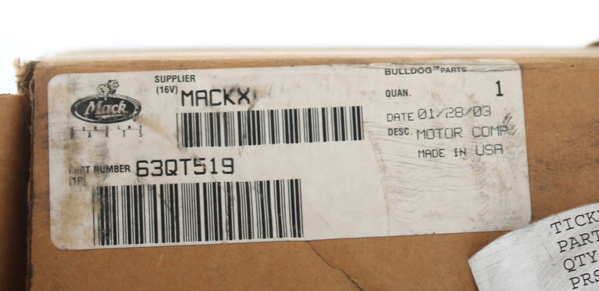 MACK ­-­ 63QT519 ­-­ WINDSHIELD WIPER MOTOR