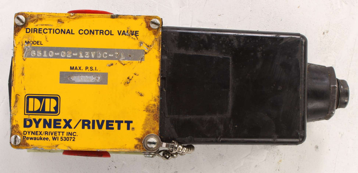 DYNEX RIVETT INC. ­-­ 6510-02-12VDC-71 ­-­ CONTROL VALVE