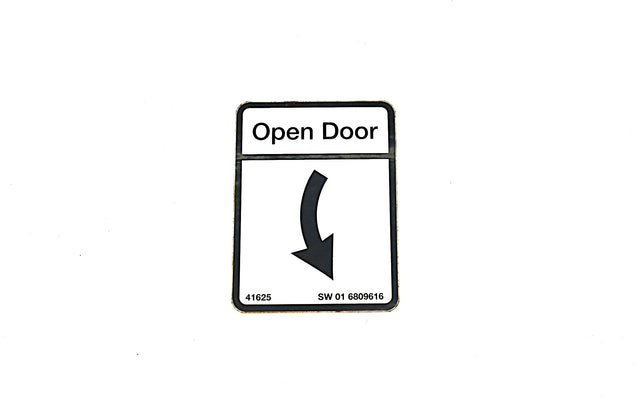 BOBCAT ­-­ 6809616 ­-­ DECAL  OPEN DOOR