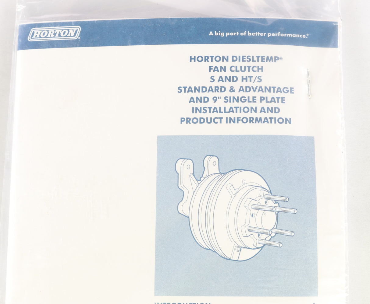 HORTON ­-­ 991285 ­-­ FAN CLUTCH FOR 1986-1998 PETERBUILT MODEL M11&L10