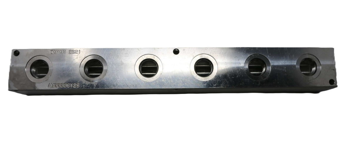 DAMAN ­-­ AH0000612S ­-­ ALUMINUM MANIFOLD BLOCK 6-OUTLETS