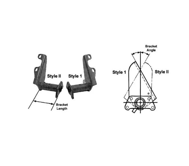 MERITOR ­-­ B133299P6256 ­-­ AIR BRAKE CHAMBER BRACKET