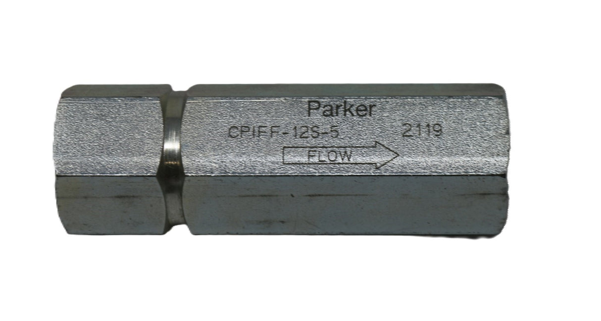 PARKER QUICK COUPLING DIVISION ­-­ CPIFF-12S-5 ­-­ INLINE CHECK VALVE