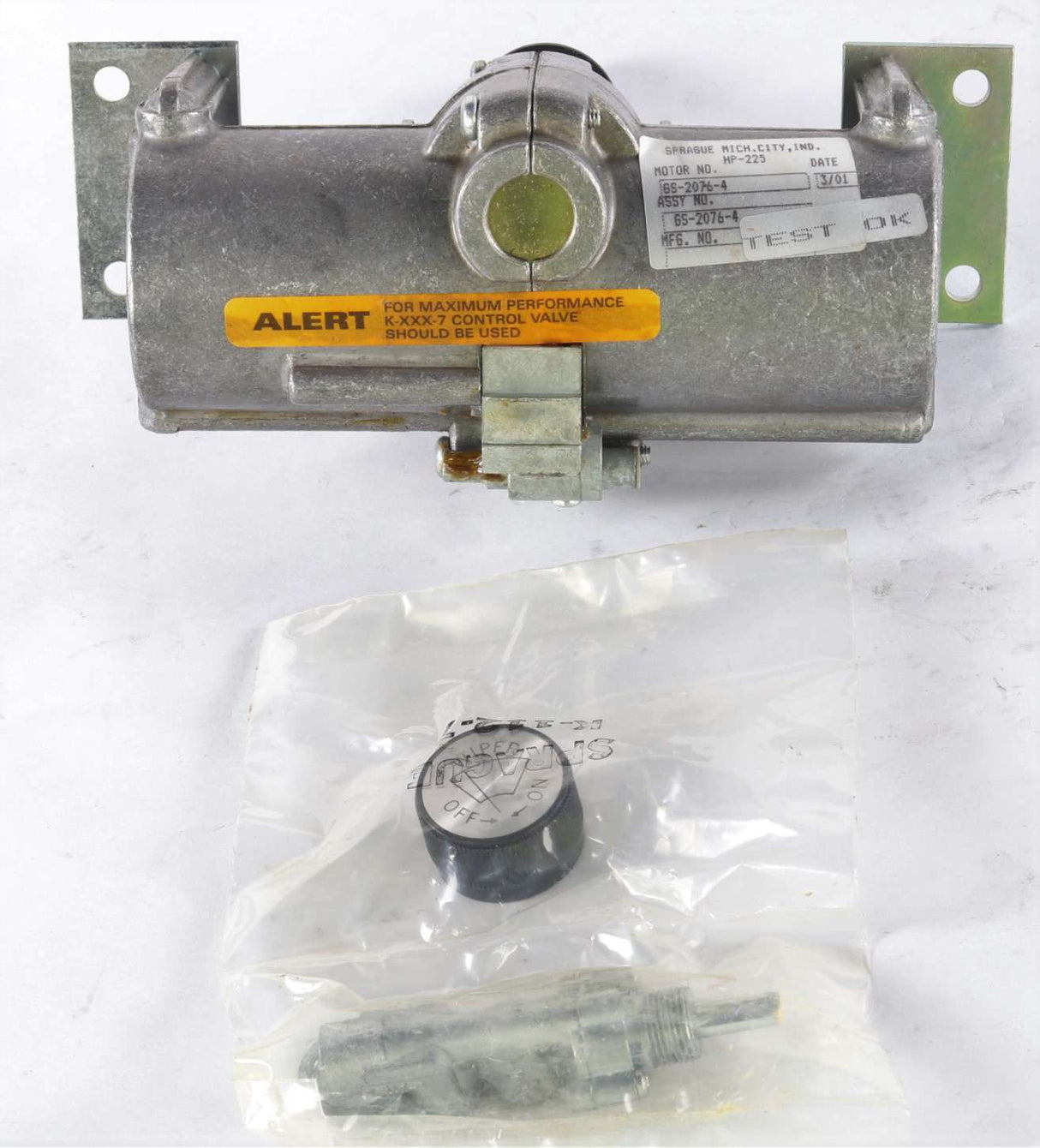 SPRAGUE DEVICES INC  ­-­ HP200 ­-­ WIPER MOTOR NUMBER GS-2076-4