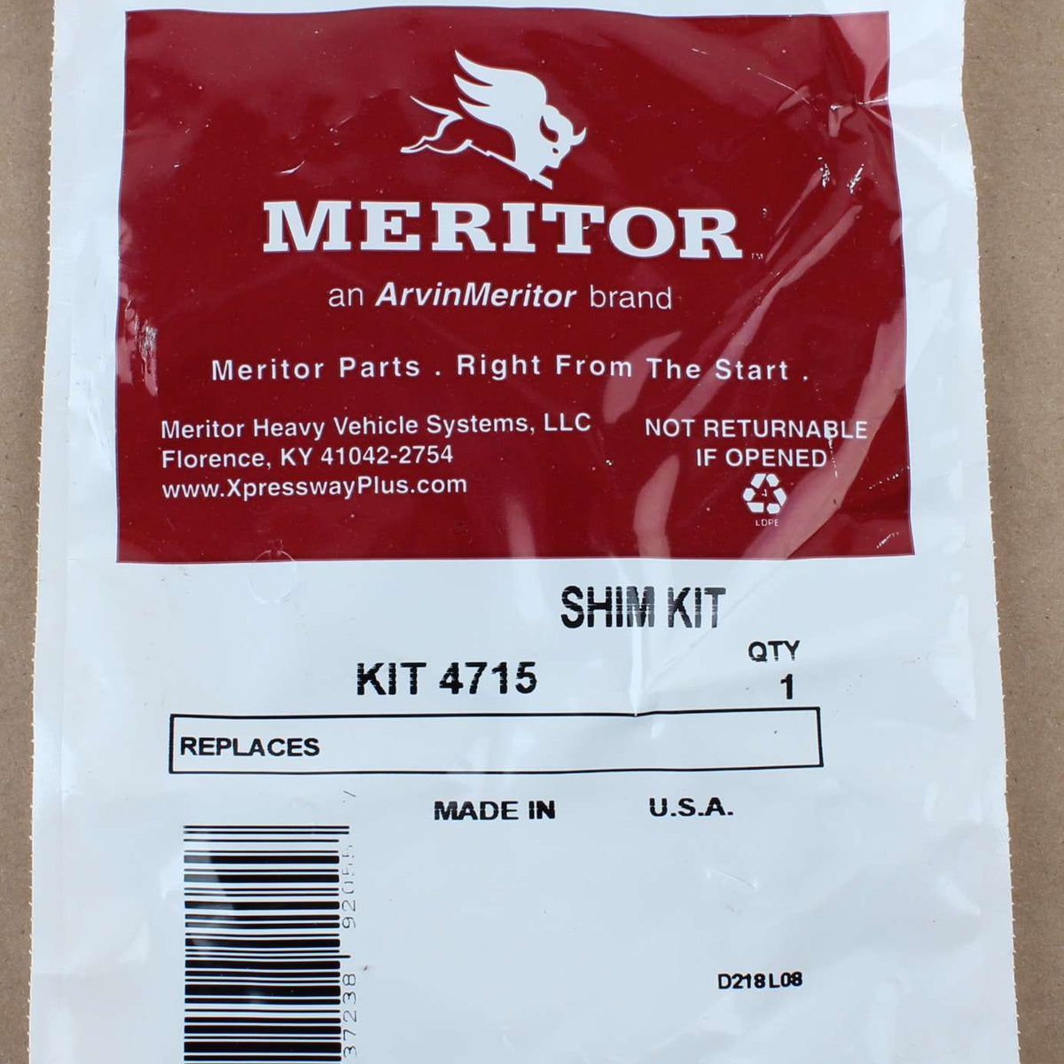 MERITOR - KIT4715 - AXLE HARDWARE - SHIM KIT – Iron Wing Parts