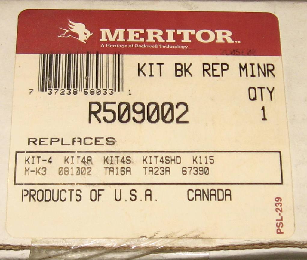 MERITOR  ­-­ R509002 ­-­ REPAIR KIT