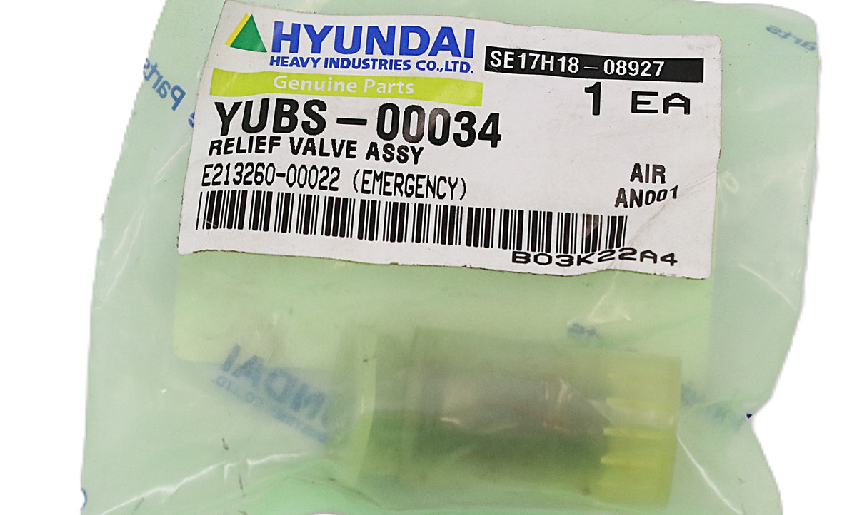 HYUNDAI - YUBS-00034 - VALVERELIEF