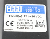 ECCO ­-­ 850-ING ­-­ BACK UP ALARM 112DB  12-36 VDC