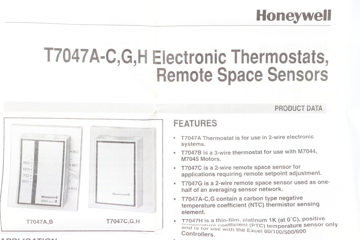 MICRO SWITCH ­-­ T7047C1025 ­-­ THERMOSTAT