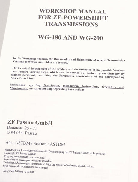 ZF ­-­ 5871-162-002 ­-­ MANUAL