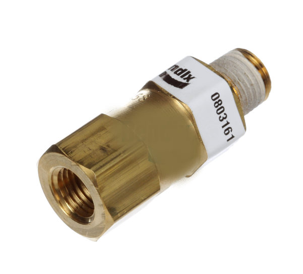 BENDIX ­-­ 803161 ­-­ SINGLE CHECK VALVE 1/4-18 BOTH MALE & FEMALE NPT ...