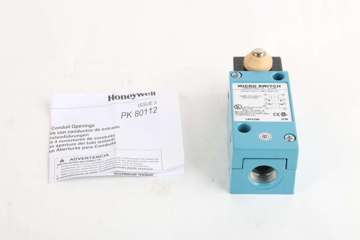 MICRO SWITCH  ­-­ DTE6-2RN2 ­-­ LIMIT SWITCH