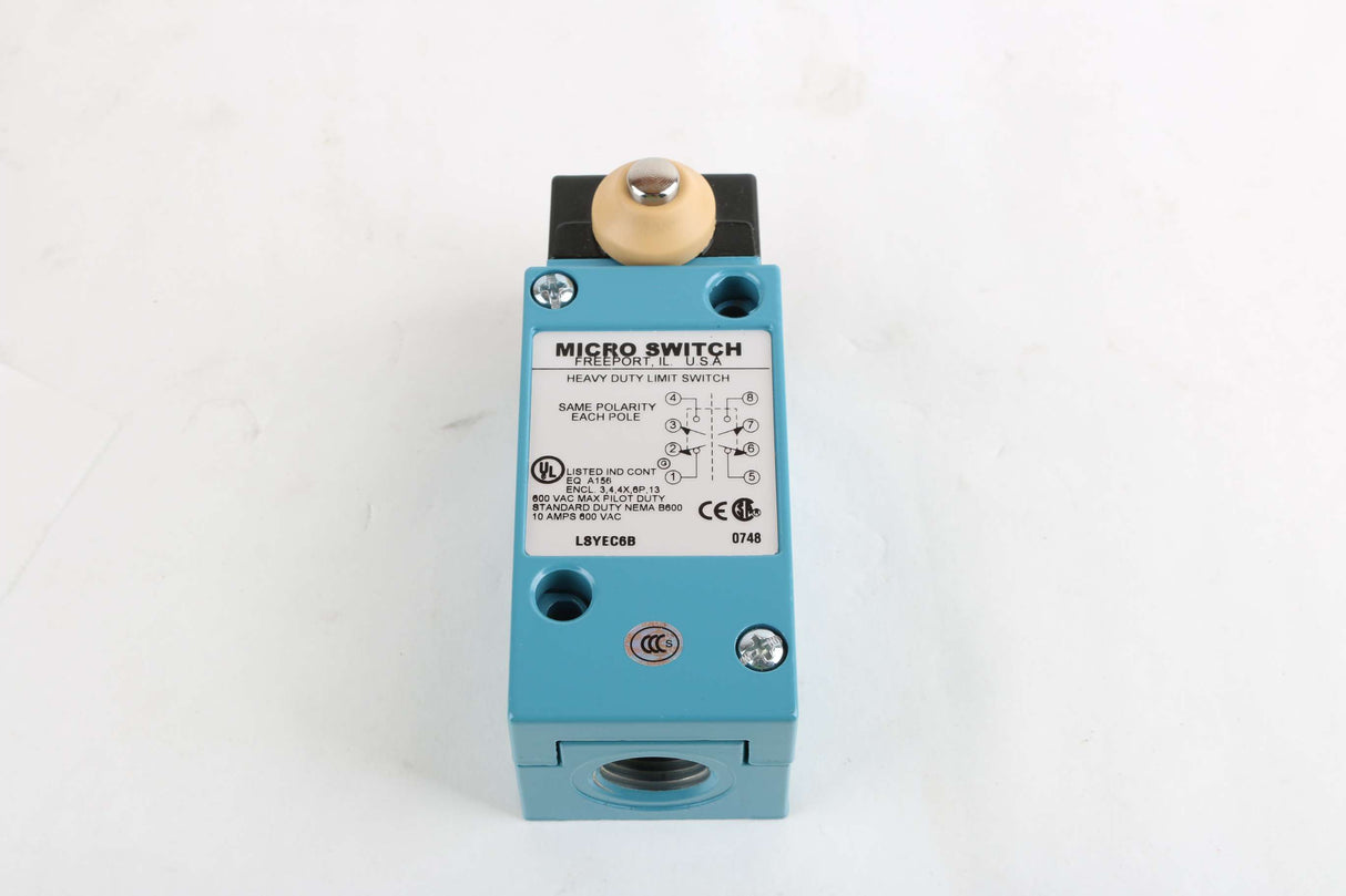 MICRO SWITCH  ­-­ DTE6-2RN2 ­-­ LIMIT SWITCH