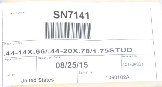 AXLETECH - SN7141 - STUD