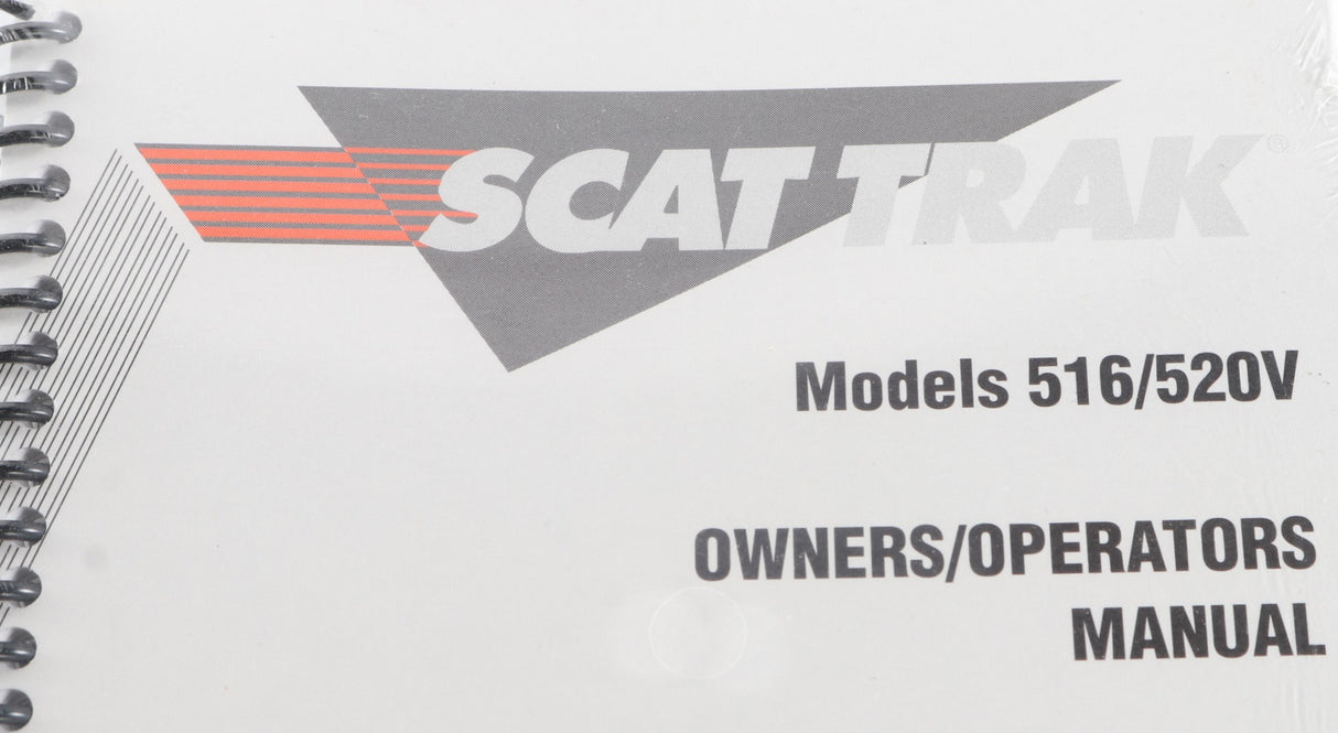 SCAT TRAK [MINI EXCAVATOR] ­-­ 8990314 ­-­ SCAT TRACK MODEL 516/520V OPERATORS MANUAL