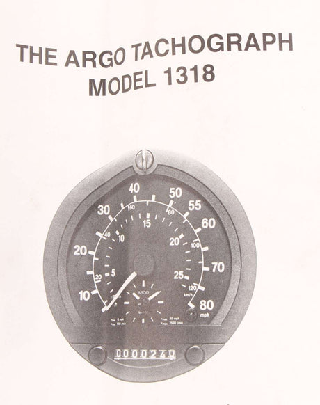 PREVOST ­-­ 590258 ­-­ TACHOGRAPH  KPH