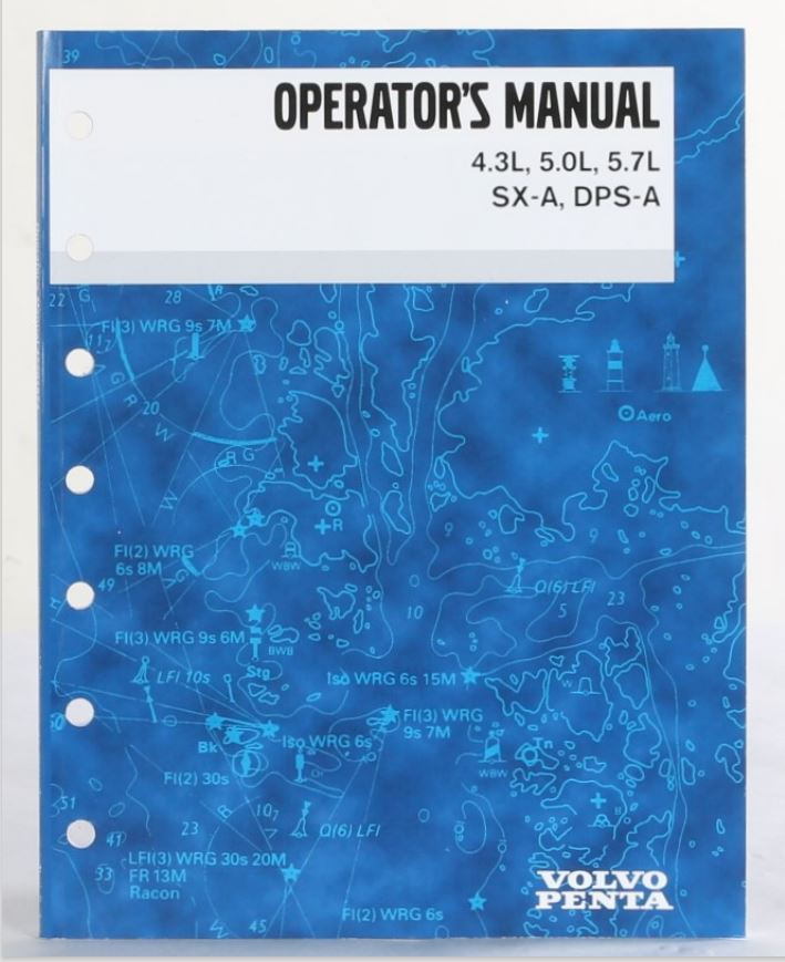 VOLVO PENTA ­-­ 47701974 ­-­ OPERATORS MANUAL