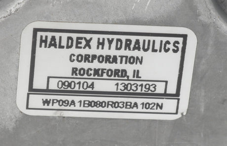 HALDEX-BARNES ­-­ 1303193 ­-­ PUMP  .48 IN3/REV SER 900 GEAR