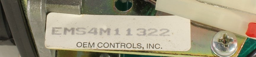 OEM CONTROLS ­-­ EMS4M11322 ­-­ CONTROLLER