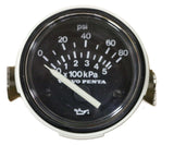 VOLVO PENTA ­-­ 856812 ­-­ OIL PRESSURE GAUGE 0-80PSI 12V