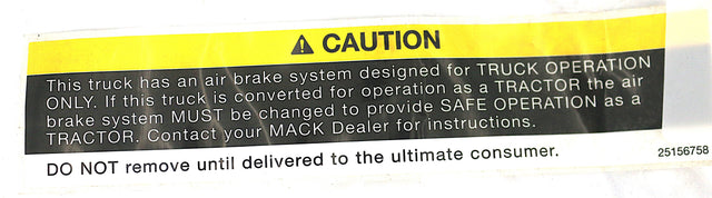 MACK ­-­ 25156758 ­-­ LABEL