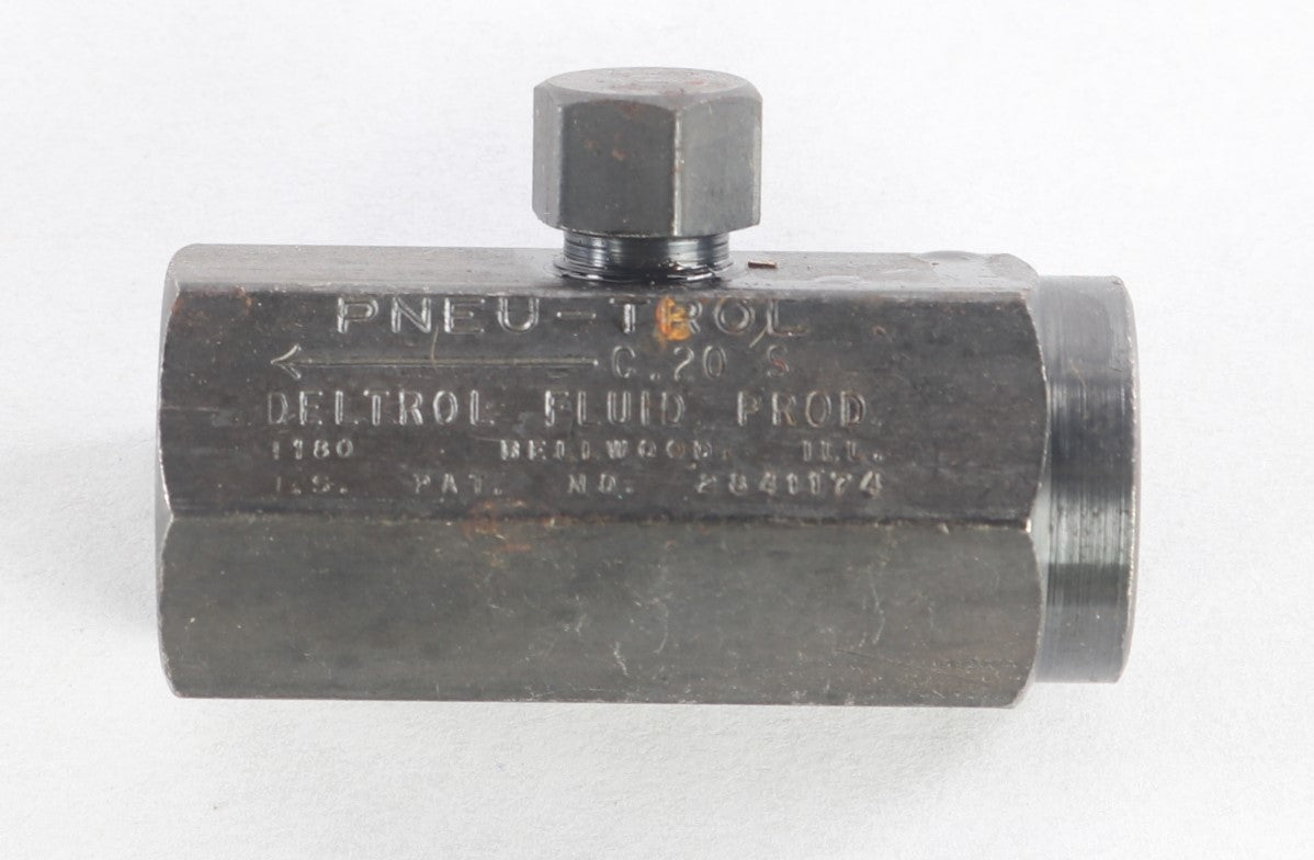 DELTROL ­-­ C20S ­-­ CHECK VALVE 1/2IN 5000PSI 1/4IN  PORT 6 PGM