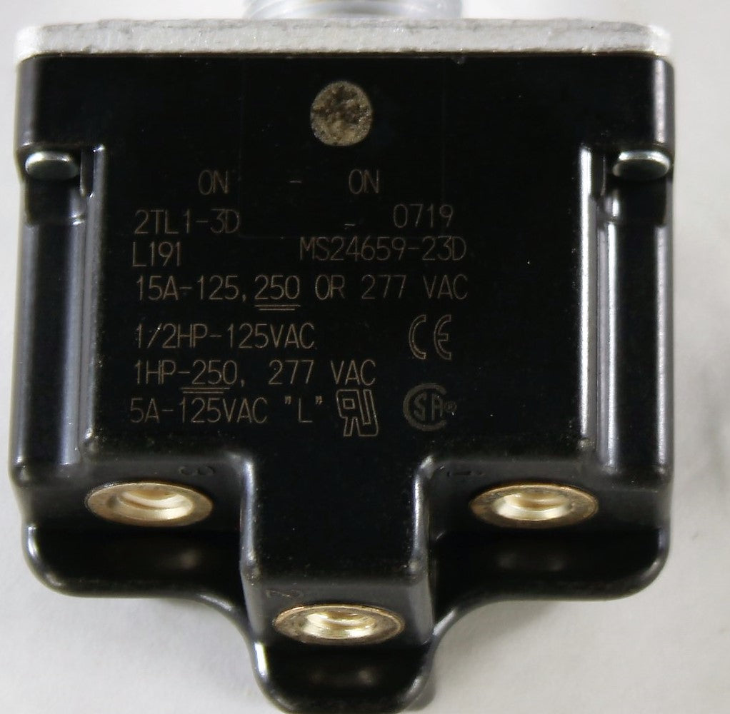 MICRO SWITCH  ­-­ 2TL1-3D ­-­ SWITCH LOCK TYPE DPDT SPECIAL