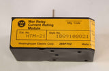 WESTINGHOUSE ELECTRIC  ­-­ HTM 21 ­-­ MOR RELAY CURRENT RATING MODULE