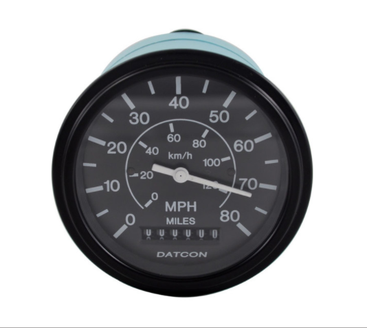 CENTROMOTION-MAXIMATECC-MAXIMA TECH/DATCON INSTRUM ­-­ 103645 ­-­ SPEEDOMETER - 0-80 MPH  3 3/8 IN  12V