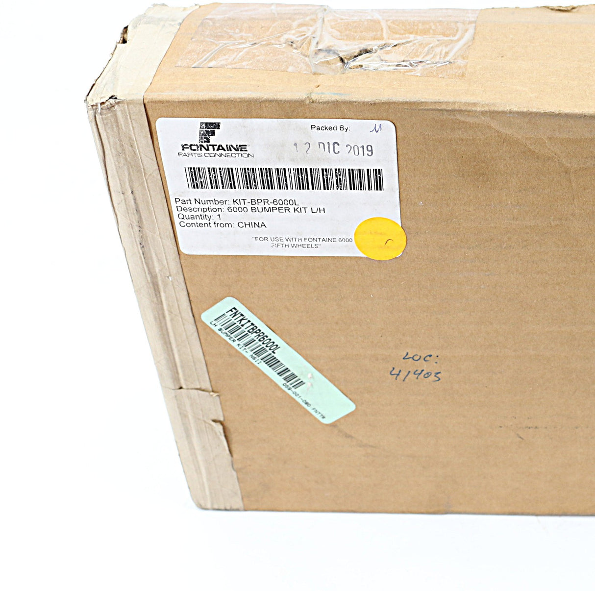 FONTAINE ­-­ KITBPR6000L ­-­ BUMPER KIT  MODEL 6000 LH