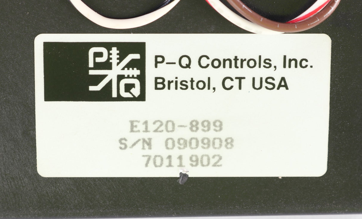 PQ CONTROLS ­-­ E120-899 ­-­ ELECTRICAL ASSY.