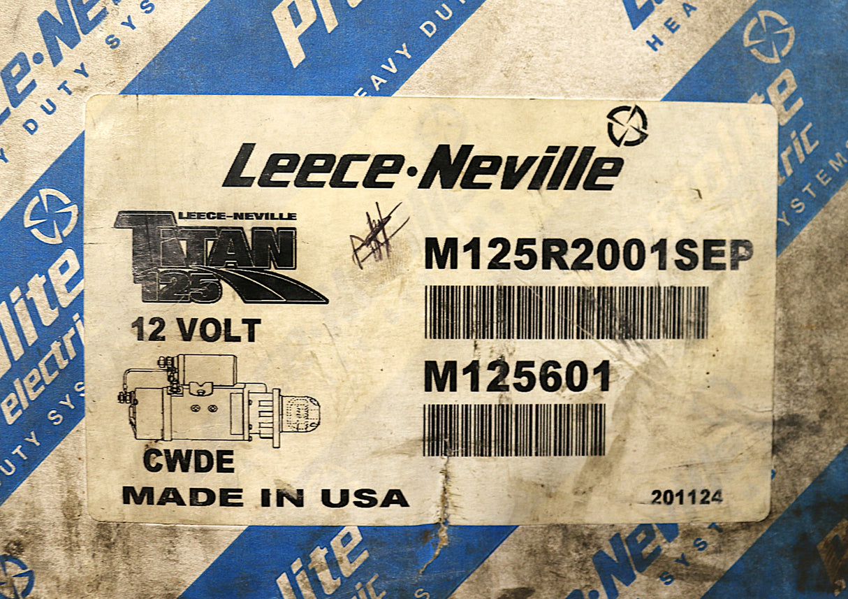 LEECE NEVILLE (PRESTOLITE ELECTRIC) ­-­ M125R2001SEP ­-­ STARTER MOTOR