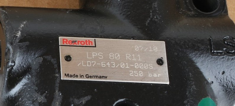REXROTH GMBH   ­-­ LPS80R11/LD7643/01-000S ­-­ HYDRAULIC VALVE - LOAD SENSING