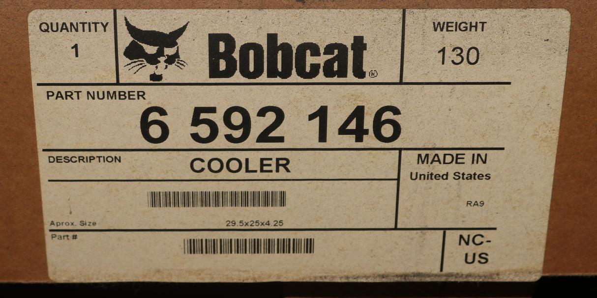 BOBCAT ­-­ 6592146 ­-­ COOLER  OIL