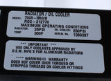 ASV LLC ­-­ 7005-053 ­-­ RADIATOR COOLER
