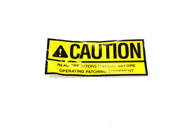 SCHWARZE ­-­ 29745 ­-­ READ OPERATORS MANUAL DECAL