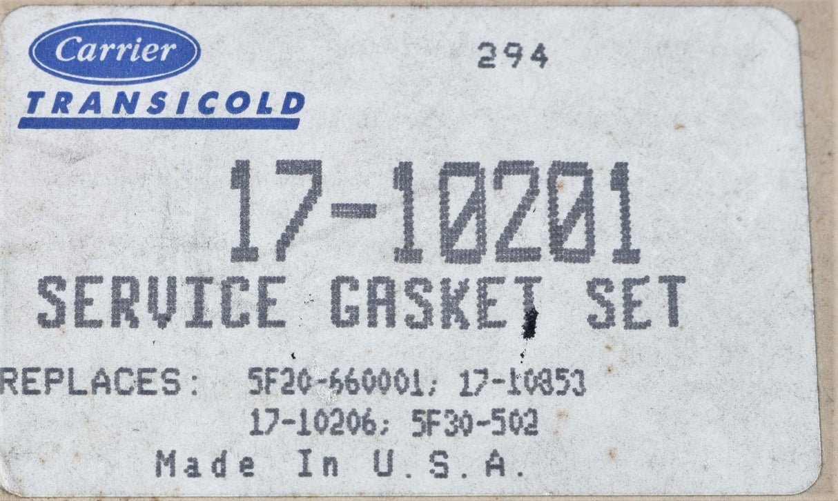 CARRIER TRANSICOLD ­-­ 17-10201 ­-­ GASKET KIT 5F-30 COMP.