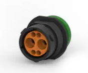 DEUTSCH ELECTRIC  ­-­ HDP24-18-6PN-3-L017 ­-­ 6 POS CIRCULAR PLUG