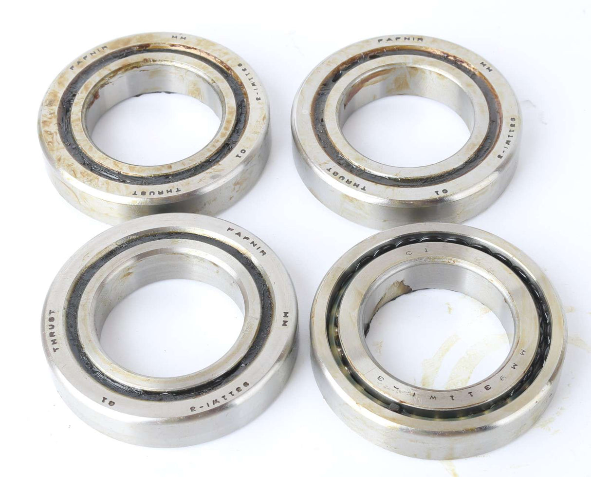 FAFNIR ­-­ MM9311WI-3 ­-­ BALL BEARING SET OF 4 - ANGULAR CONTACT 3in OD